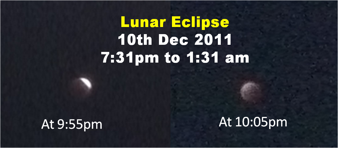 Lunar Eclipse – 10th Dec 2011